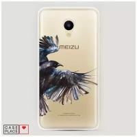 Силиконовый чехол "Полет" на Meizu M5 / Мейзу М5