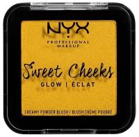 NYX professional makeup Прессованные румяна Sweet Cheeks Creamy Powder Glowy, 11 Silence is Golden