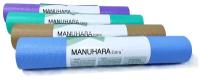 Коврик для йоги Manuhara Extra Slim (185x60 см, 3 мм), зеленый