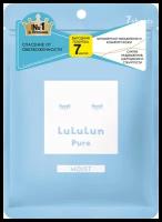 LULULUN Маска для лица Mask Moist Blue глубокое увлажнение обезвоженной кожи, 7 шт