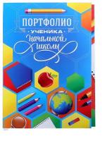 Портфолио в папке с креплением ''Портфолио ученика начальной школы'', 21,5 х 30 см