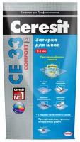 Затирка Ceresit CE 33 Comfort, 5 кг, серый