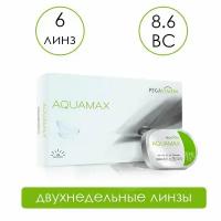 Контактные линзы Aquamax Pegavision 6 pk R 8,6, D -3.50