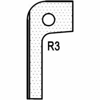 Нож радиусный R3 (T20302) для 1473222212 Rotis 744.T20302