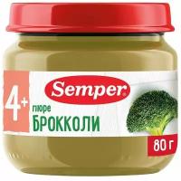 Пюре Semper Брокколи с 4 месяцев, 80г