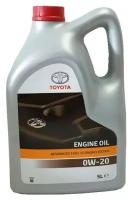 Моторное масло Toyota Engine Oil Advanced Fuel Economy Extra 0W-20, 5 л