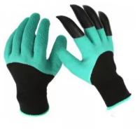 Садовые перчатки с когтями Garden Genie Gloves