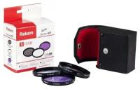 Набор светофильтров Rekam Starter Kit UV+CPL+FLD 62 мм