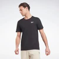 Футболка Reebok RI Left Chest Logo Tee, размер M, черный