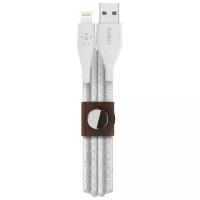 Кабель Belkin DuraTek Plus USB-Lightning 1.2 м, белый