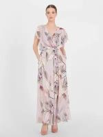 Шифоновое платье мидакси LO розовое (44)