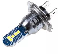 SKYWAY S08202049 Лампа автомобильная светодиодная H7 12-24V 10 SMD диодов 1-конт Белая блистер Ближний, дальн; SKYWAY