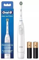 Электрическая зубная щетка Oral-B Precision Clean Pro Battery Белая