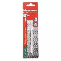 Сверло по металлу кобальтовое HAMMER Flex 202-523 DR CO 3,2мм*65мм кобальт M35, DIN338, HRC65-70 2шт