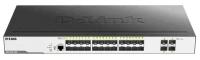 D-Link Сетевое оборудование DGS-3000-28XS B1A Управляемый L2 коммутатор с 24 портами 1000Base-X SFP и 4 портами 10GBase-X SFP+