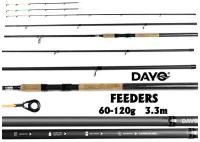 Удилище фидерное Dayo Feeders, тест 60-120гр, 3.3м