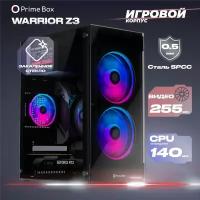 Корпус для компьютера Prime Box Warrior Z3 + закаленное стекло Micro-ATX, Mini-ITX