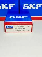 Подшипник SKF 6204-2RS (6204-2RSH)(20x47x14) Made in Italy