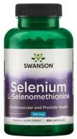 Swanson Selenium (селен L-селенометионин) 100 мкг 300 капсул (Swanson)