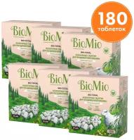 Таблетки для посудомоечной машины BioMio Bio-total, 180 шт., коробка