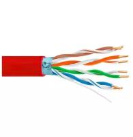 Сетевой кабель 5bites FTP Solid cat.5E 24AWG CCA PVC LSZH 305m Red FS5505-305A-LSZH