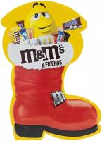 Подарочный набор M&M's ассорти Сапожок, 183 г, картонная коробка, 9 шт. в уп