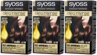 Краска для волос Syoss Oleo Intense 4-18 Шоколадный каштановый 115мл 3 шт