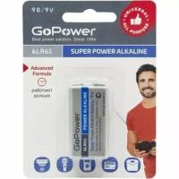 Батарейка 9V 6LR61 крона GoPower