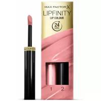 Макс Фактор / Max Factor - Помада+Блеск для губ Lip Colour Lipfinity тон 010 Whisper 4,2 г