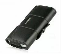 Кожаный чехол на пояс кобура Nuoku для смартфонов до 6,7' (Black)