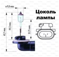 PHILIPS Лампа головного света 12V 27W Коробка 1 шт. 12060C1