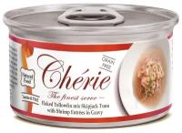 PETTRIC CHERIE ADULT CAT GRAIN FREE TUNA & SHRIMP беззерновые для взрослых кошек с тунцом и креветками в подливе (80 гр х 24 шт)