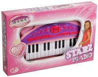 Инстр. муз. на батар. Синтезатор Starz Piano,25 клав, Potex, арт.652B-pink