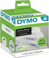 S0722460/99017 Этикетки Dymo для подвесных папок белые бумажные 50х12 мм 220 шт стойкие LabelWriter 450 Turbo/450/400