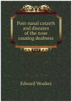 Post-nasal catarrh and diseases of the nose causing deafness