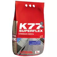 Суперэластичная клеевая смесь LITOKOL SUPERFLEX K77 (литокол суперфлекс К 77), 5 кг