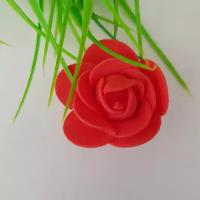 Розы из фоамирана, 45 штук, красные