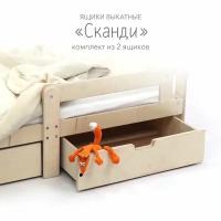 Комплект выкатных ящиков для кроватки-вигвама "Сканди" 170см х 80см