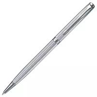 Шариковая ручка Parker Sonnet Slim Chiselled K432, Silvery CT R0789040