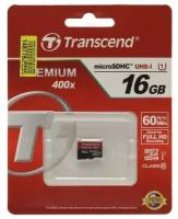 SD карта Transcend Premium 400X TS16GUSDCU1