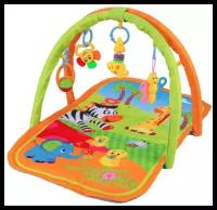 Детский коврик с животными baybee Comfort Activity Play Gym 8638