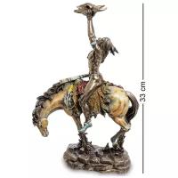 Статуэтка Veronese "Индеец с трофеем" (bronze) WS-493