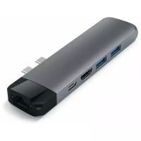 Хаб Satechi ALUMINUM TYPE-C PRO HUB ADAPTER WITH ETHERNET (Space Gray)