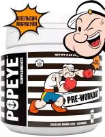 Предтреник для силы, выносливости, энергии Popeye Supplements Pre-Workout, 250 г, апельсин-маракуйя