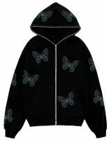 Худи мужское Swarovski Butterflies Full-Zip Hoodie