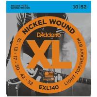 Струны для электрогитары D'Addario 10-52 EXL140 Light Top Heavy Bottom Nickel Wound