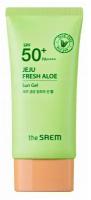 The Saem Солнцезащитный увлажняющий гель с алоэ вера 50 г Jeju Fresh Aloe Sun Gel SPF50+