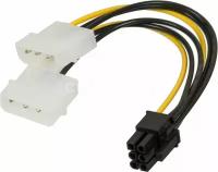 Кабель Ningbo RTL-C32 PCI-E 6pin Molex 8980