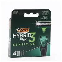 BIC Сменные кассеты для бритья BIC Hybrid 3 Sensitive, 4 шт