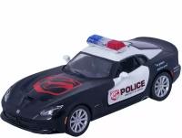 Машинка 2013 SRT Viper GTS (Police) инерционная металлическая KT5363DP коллекционная модель 1:36 подарок мальчику Kinsmart